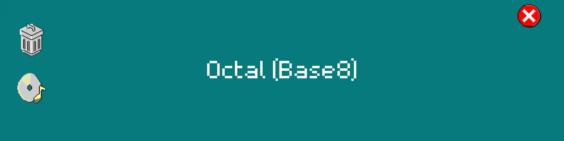 In this article we will go through the most basic topics of Octal (aka Base8): what is octal, how it works and how to convert text to Base8 format.